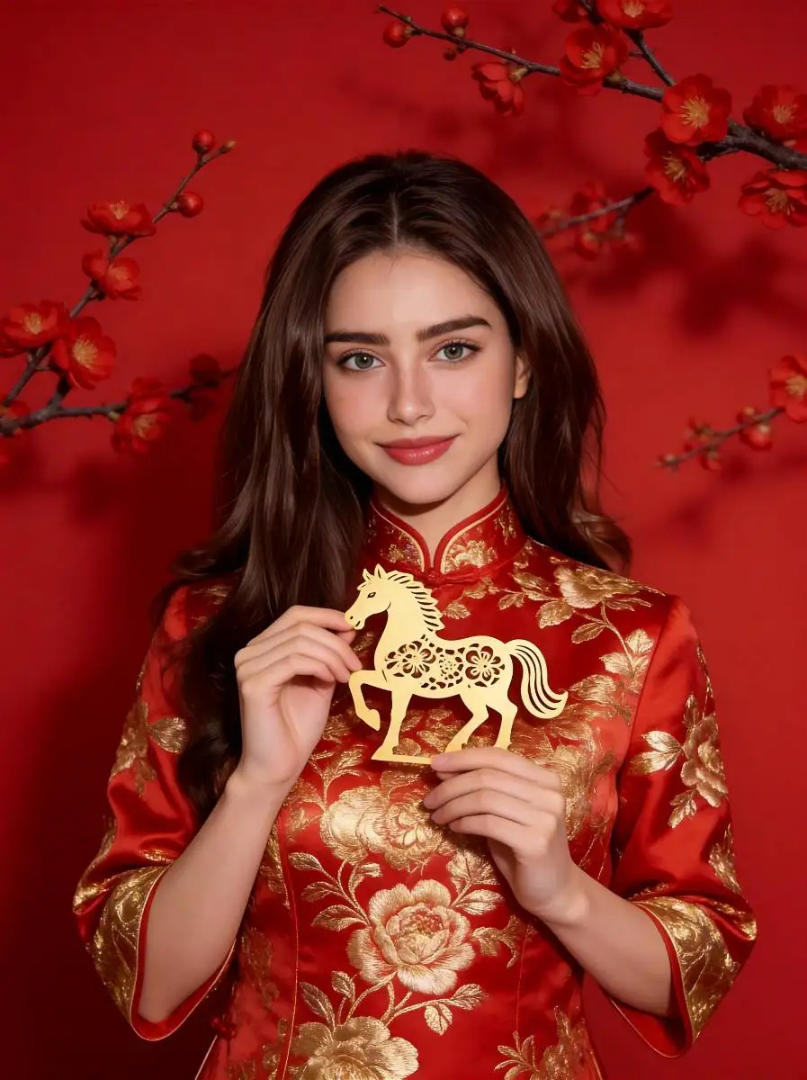 Year of the Horse Paper-cutting