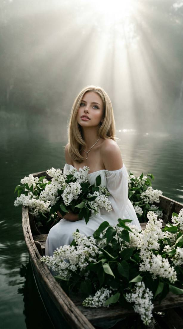 Lilac Flower Boat