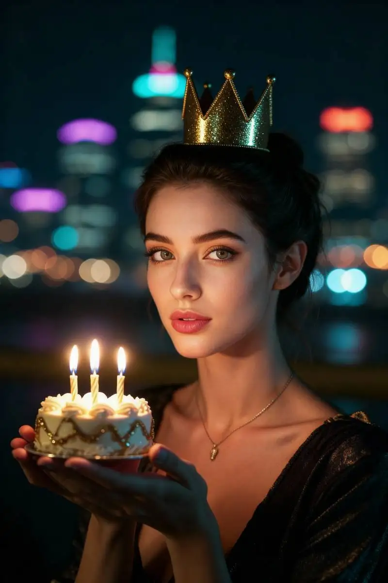 Neon Candle Queen