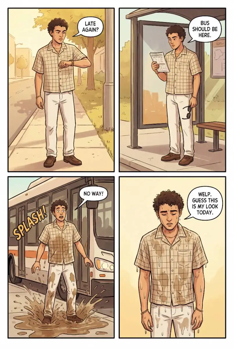 4-panel comic strip