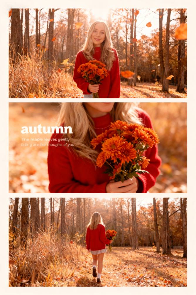 Autumn Grid Photo