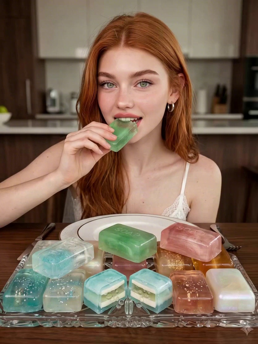 Eating Crystal Soap
